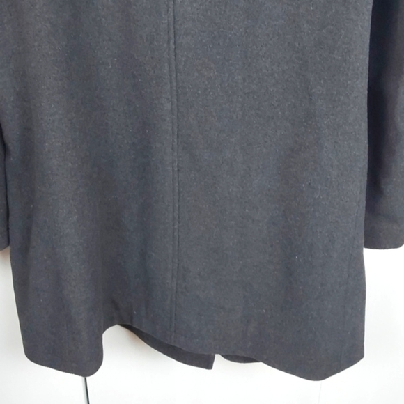 Ralph Lauren Mens Dark Gray Double-Breasted Pea Coat Wool Labrada Luxe Sz.44 - Picture 14 of 14
